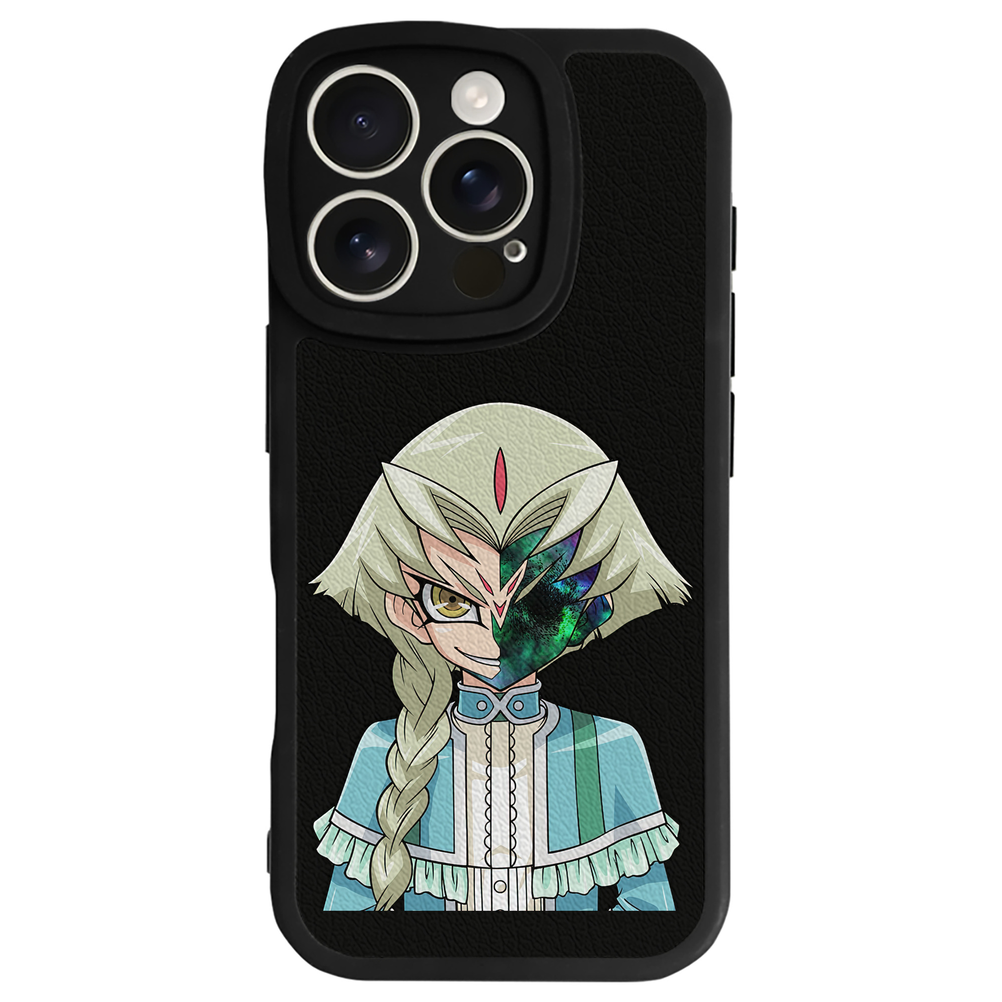 （画像用） 遊☆戯☆王 Yu-Gi-Oh! 【iPhone 16シリーズ対応】シリコンスマホケース（レザー調） 材質：シリコン